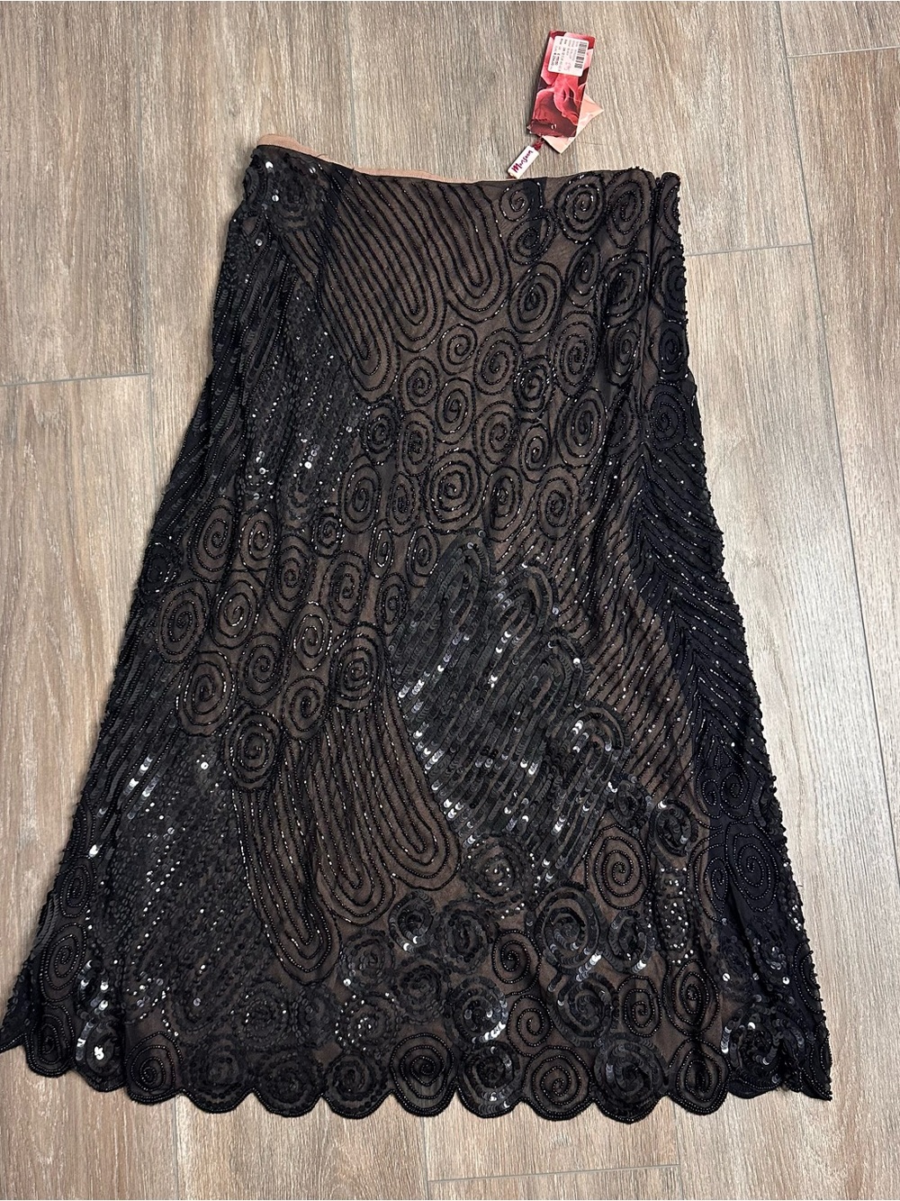 New! Stunning beaded Monsoon y2k skirt